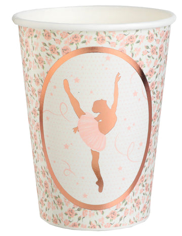 10 Carton Ballerina Cup 7,8 x 9,7 cm