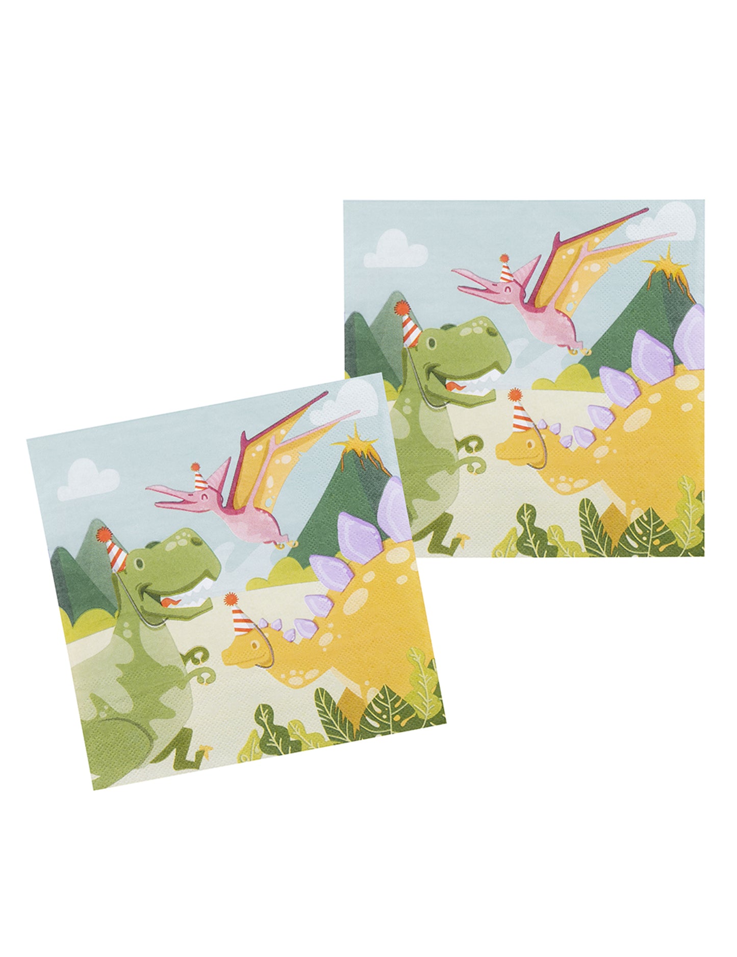 12 Dino Party papirnatih salveta 33 x 33 cm