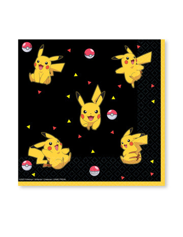 16 Pikachu Pokémon papirnati ručnici 33 x 33 cm