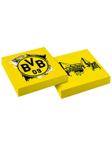 20 Borussia Dortmund papirnati ručnici 33 x 33 cm