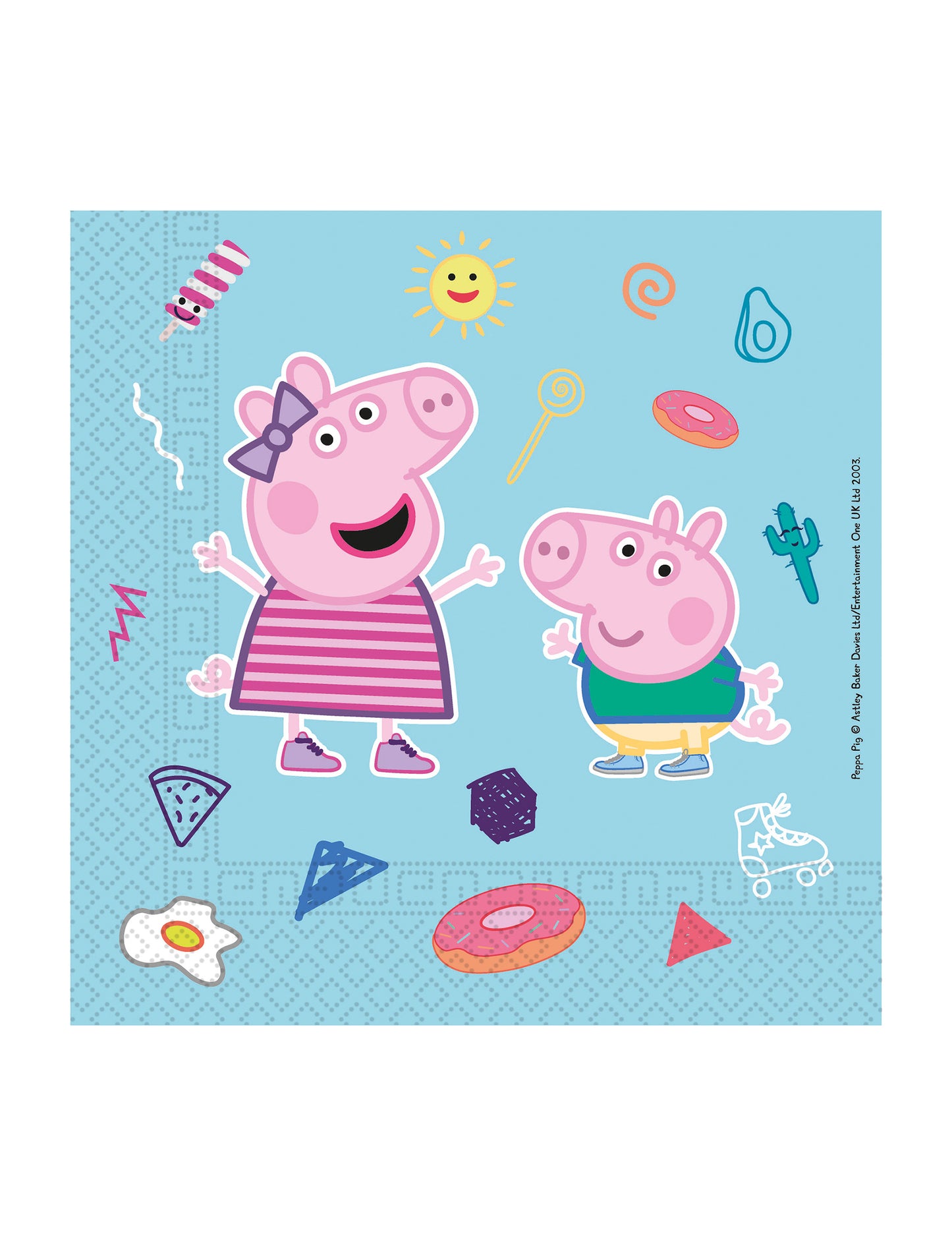 20 PEPPA PIG 33 x 33 cm kompostabilni papirnati ručnici