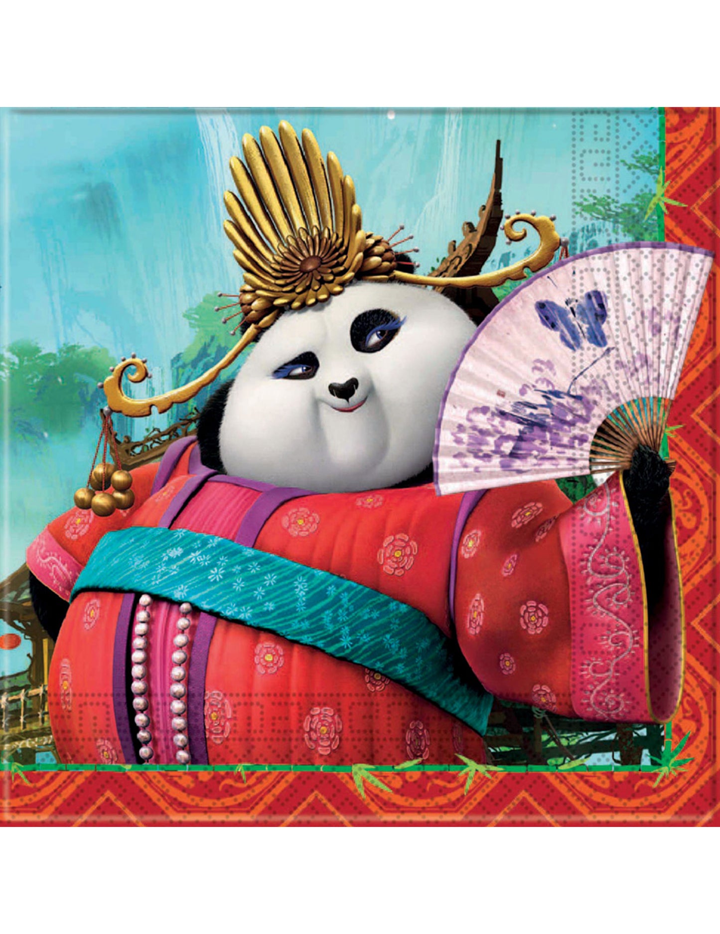 20 Kung Fu Panda papirnati ručnici 333 x 33 cm