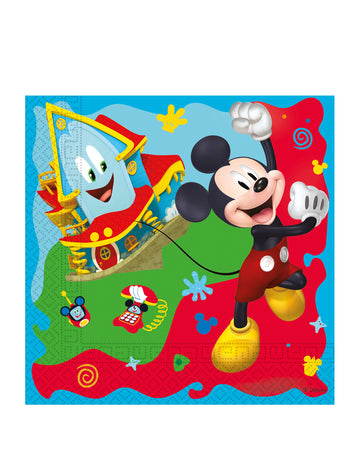 20 papirnatih salveta Mickey Mouse 33 x 33 cm