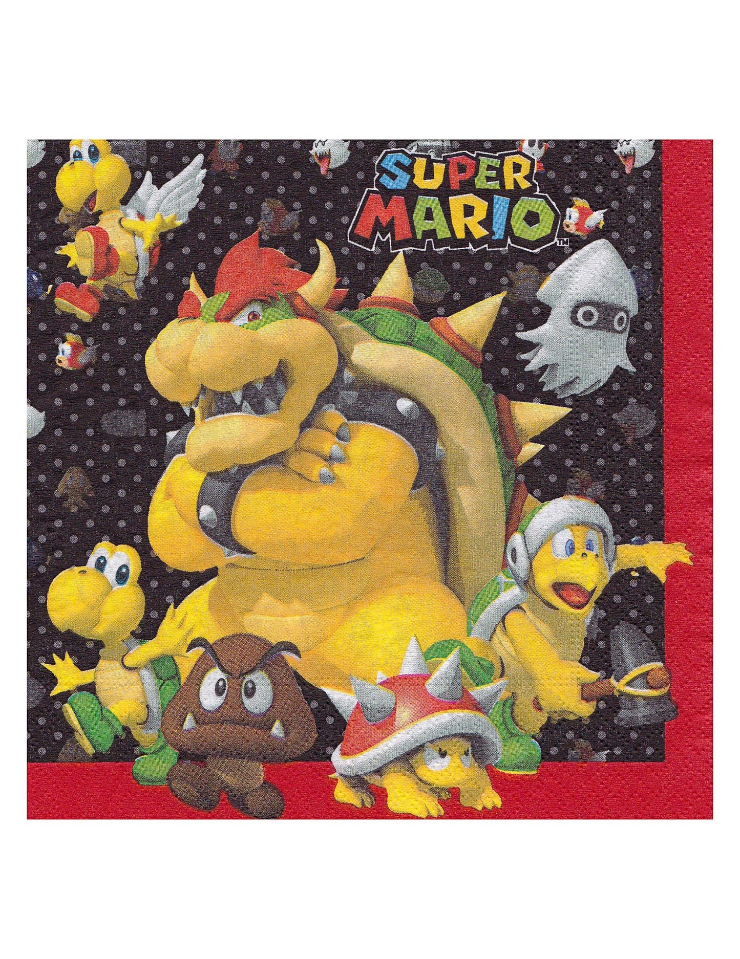 20 Super Mario papirnati ručnici 33 x 33 cm