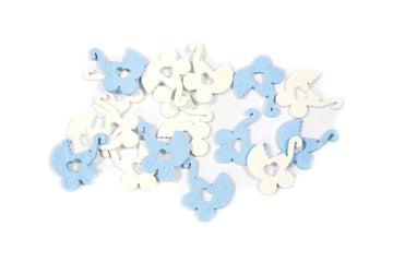 24 stol Confetti Landau Baby Blue and White 10 g