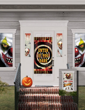 33 ukrasi za Halloween Clown House