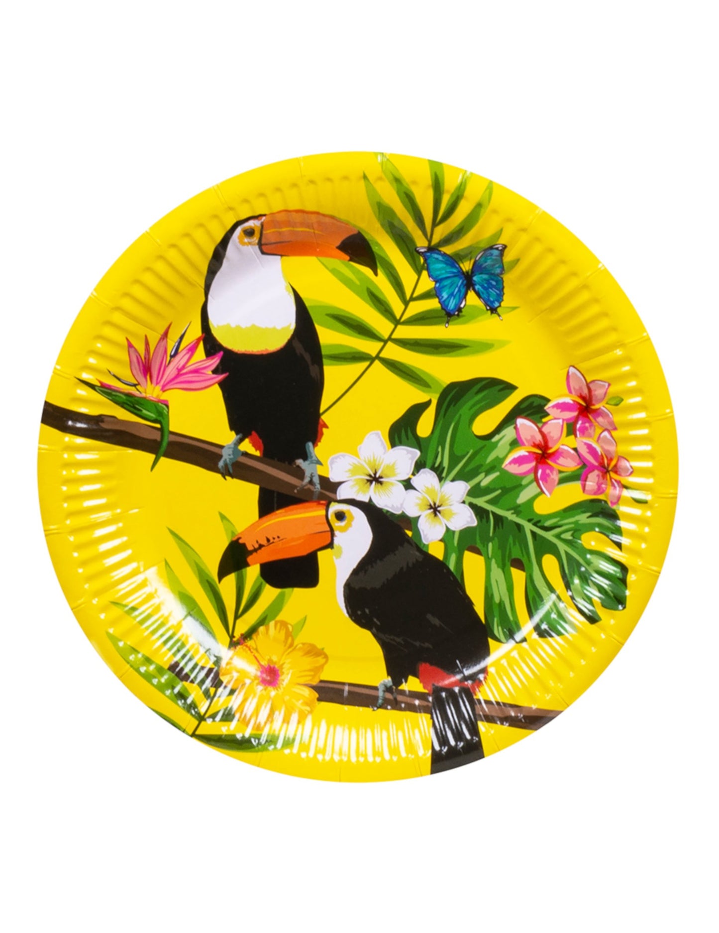 10 žutih toucan kartonskih ploča 23 cm