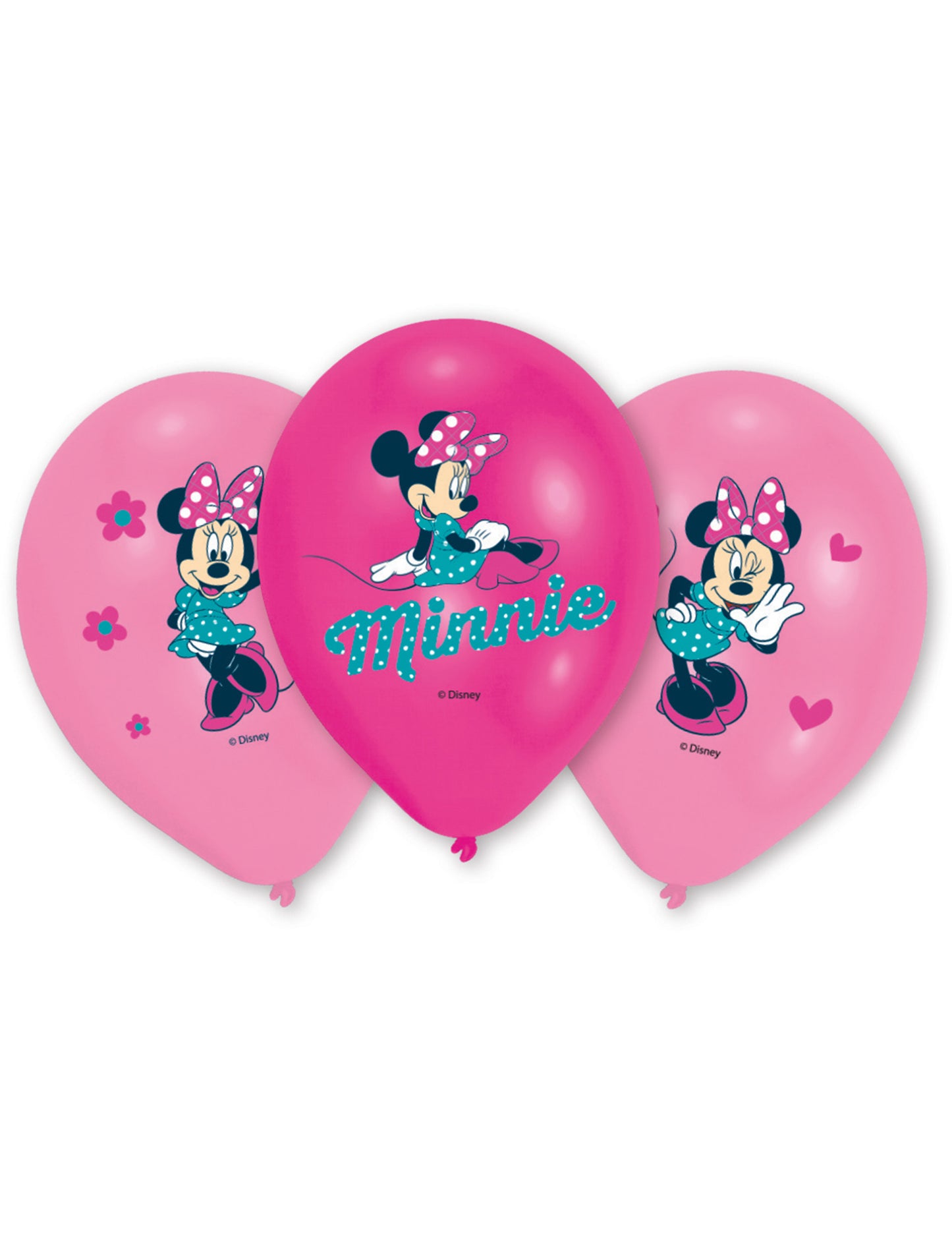 6 balona lateksa minnie