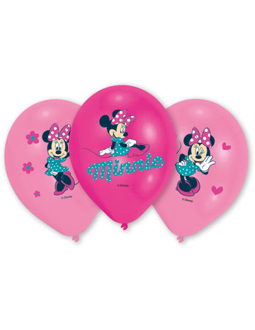 6 balona lateksa minnie