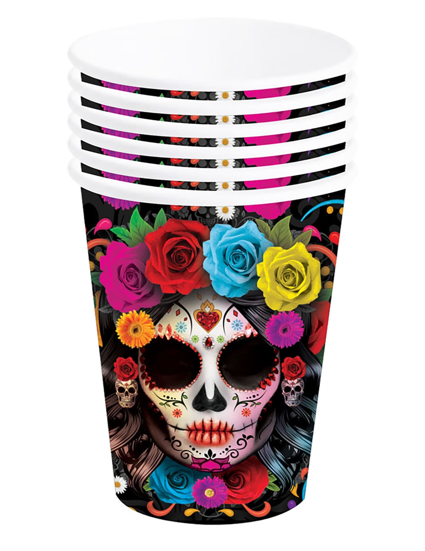 6 Catrina Dia de los Muertos 240 ml šalica