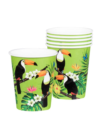 10 Green Toucan Curton Cups 21 Cl