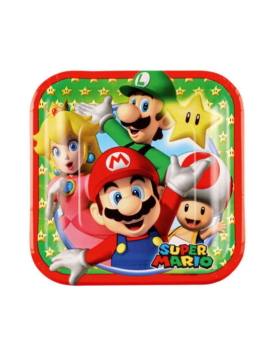 8 malih kartonske ploče Super Mario 18 cm