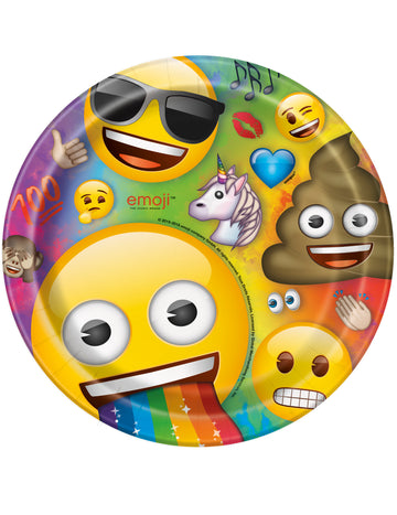 8 Emoji Rainbow 22 cm kartonske ploče emoji