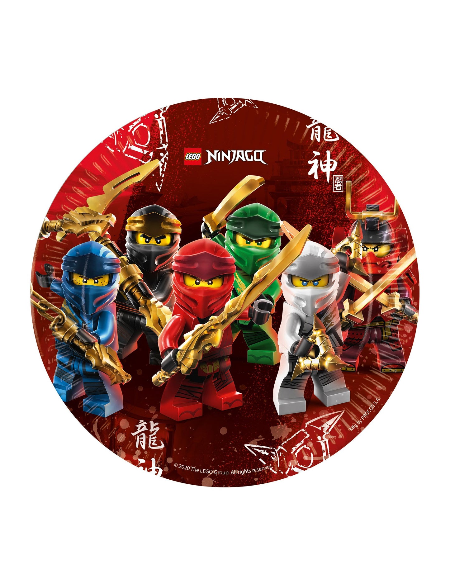 8 FSC LEGO Ninjago 23 cm FSC kartonske ploče