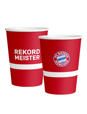 8 Kartonske čaše FC Bayern München 250 ml