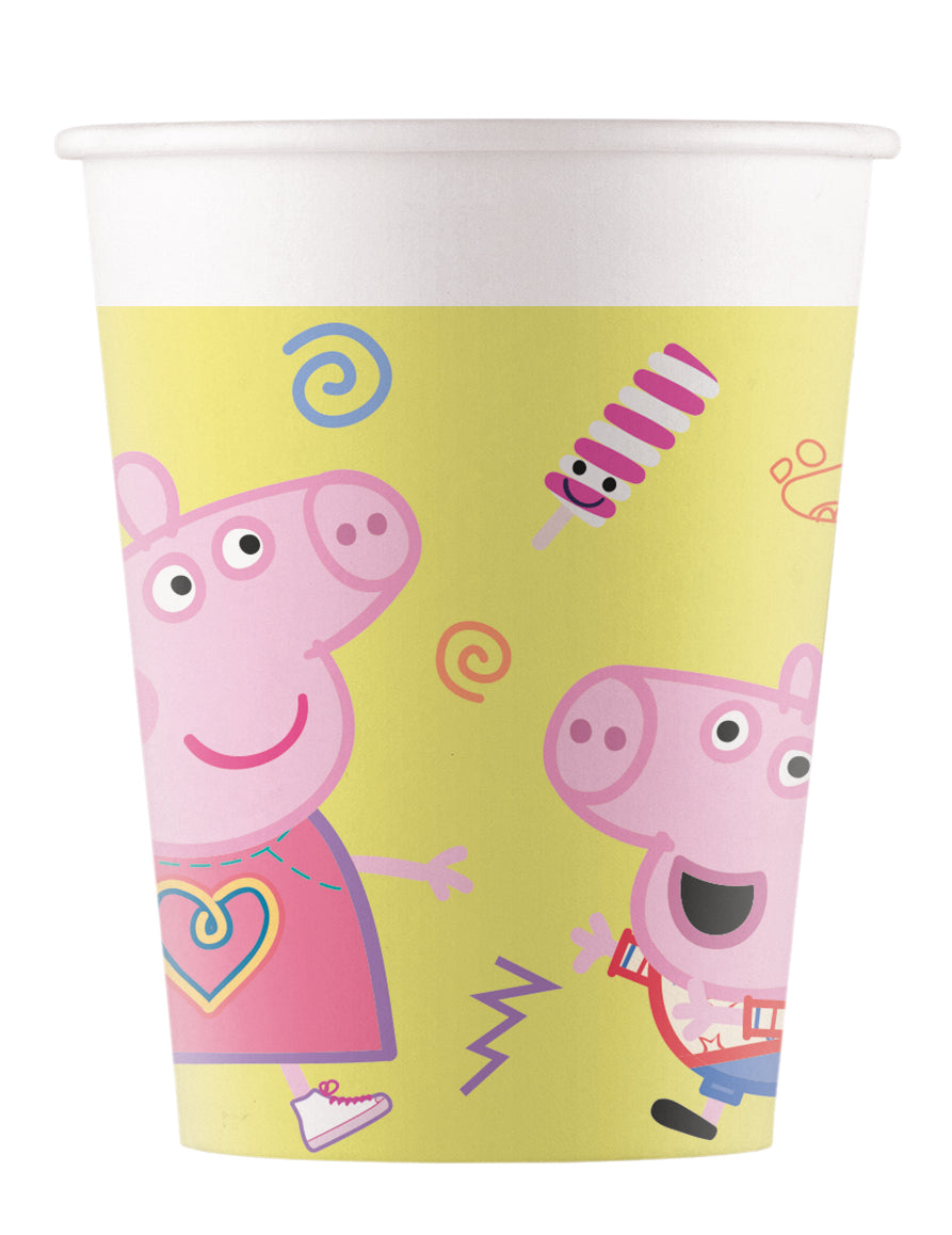 8 peppa svinja 200 ml kartonske čaše