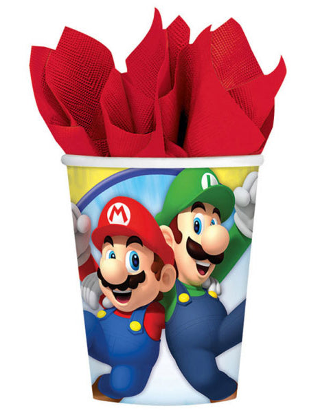 8 Super Mario 250 ml kartonske čaše