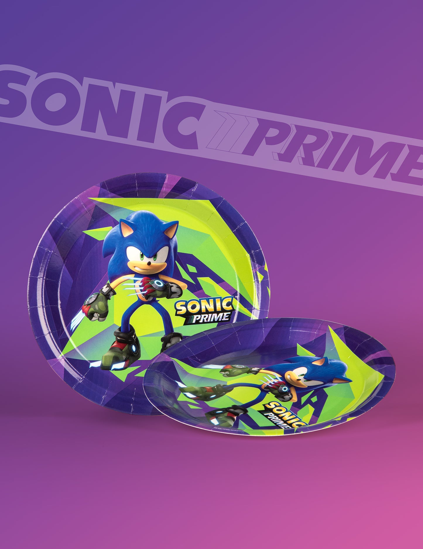 8 velikih Sonic Prime 23 cm ploča