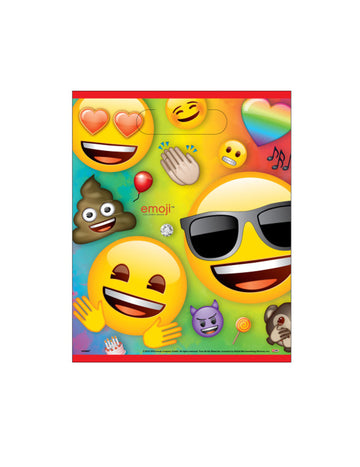 8 plastičnih poklon vrećica Emoji Rainbow