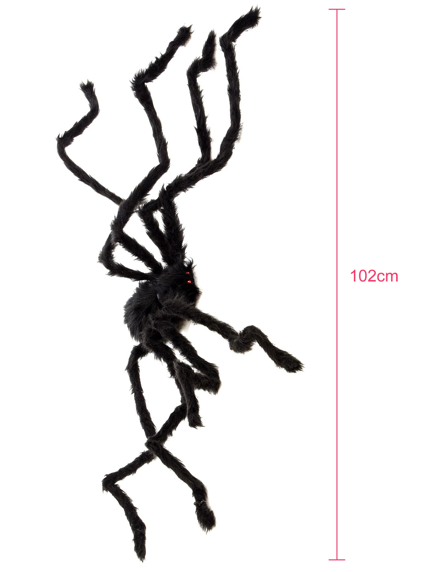 Halloween Velue Spider 150 cm