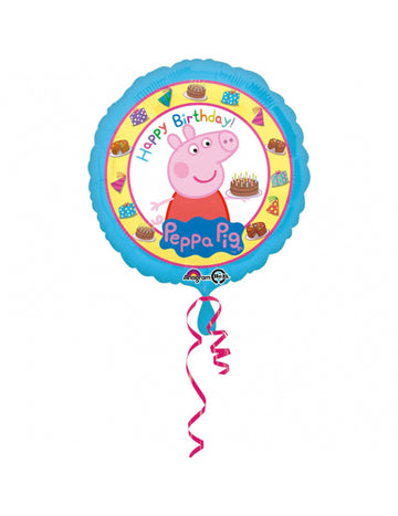 Sretan rođendan peppa svinja 43 cm aluminijski balon