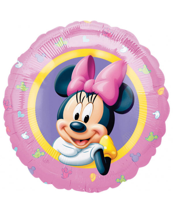 Pastel minnie 43 cm aluminijski balon