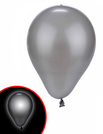 Srebrni LED balon inoma