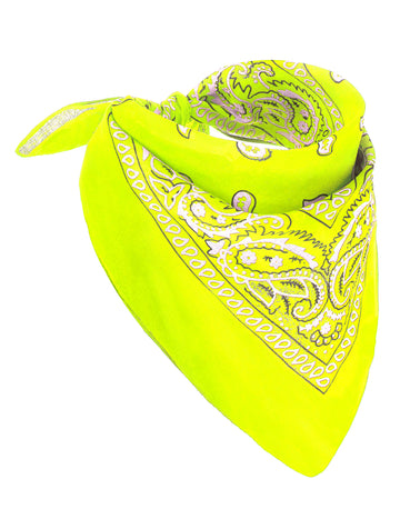 Odrasli fluorescentna žuta bandana