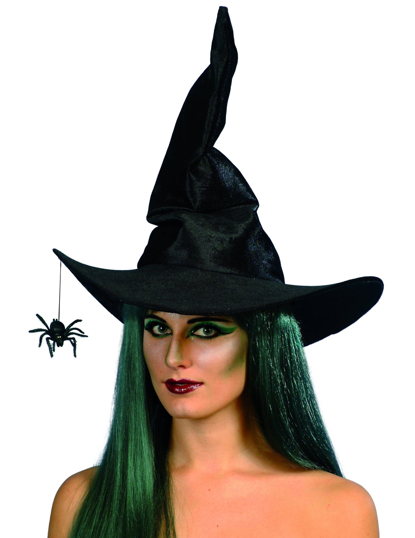 Crni šešir vještica s Halloween Woman Spider