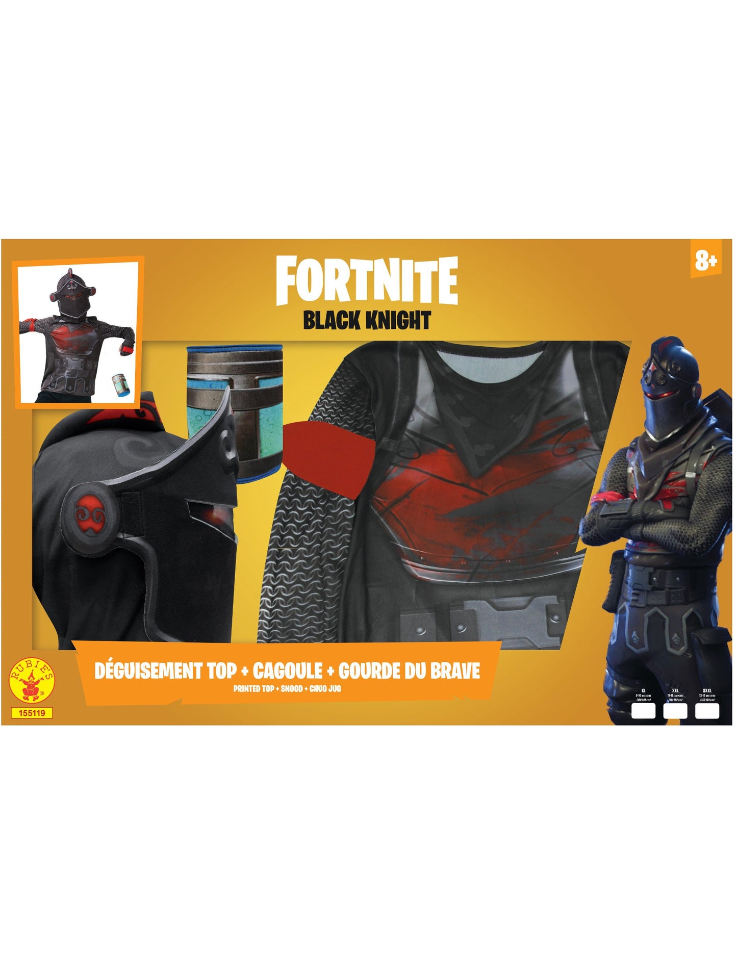 Klasična kutija adolescenata Black Knight Fortnite