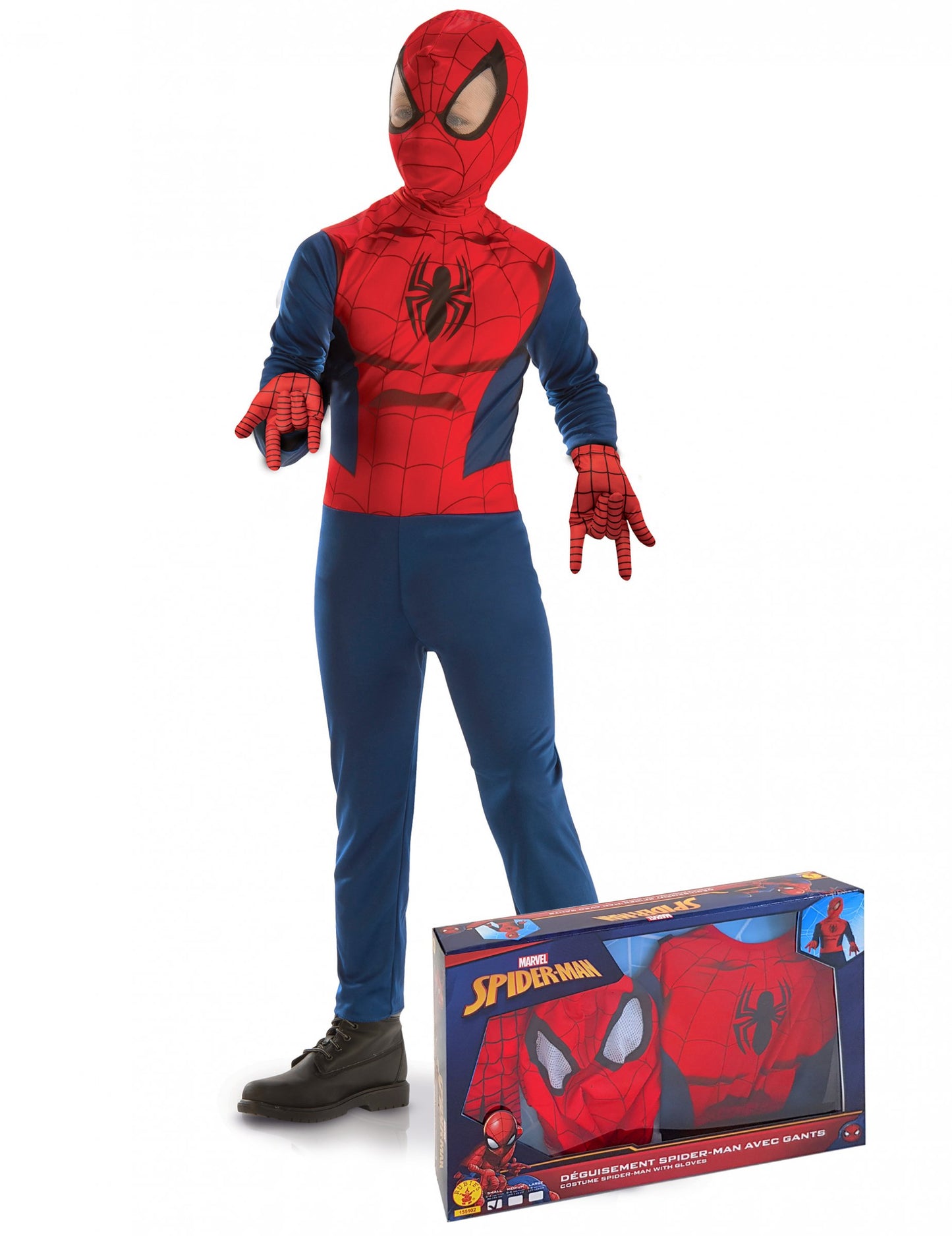 Klasična kutija Spiderman s dječačkim rukavicama