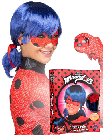 Ladybug Office Wig Box and Mask