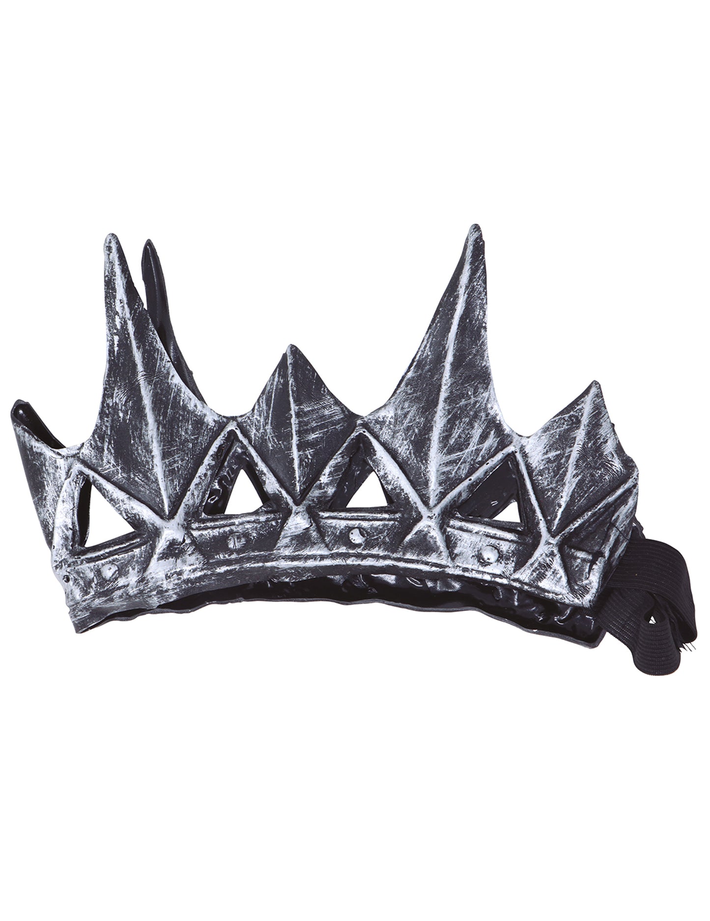 Malveillant Queen Crown Silver odrasli srebrni lateks