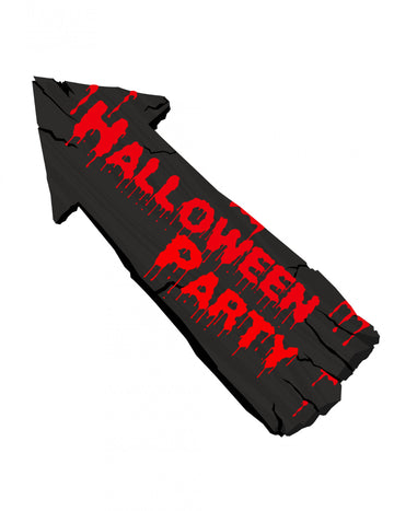 Halloween Party 57 x 19 cm zidna ukras