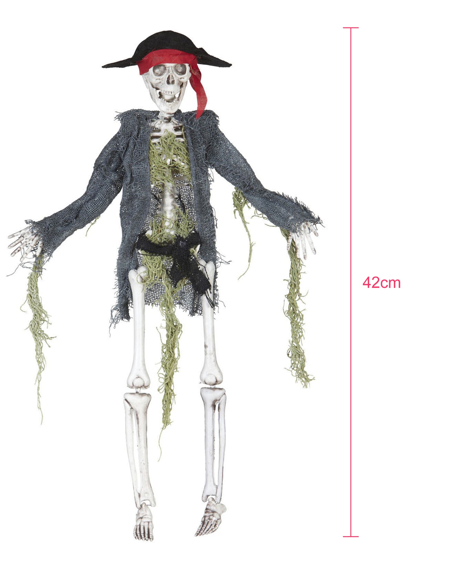 Dekoracija Zombie Pirate 42 cm Noć vještica