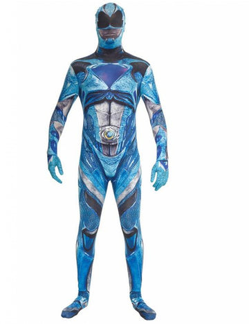 Plava kombinacija prerušava Power Rangers Deluxe Morphsuits za odrasle