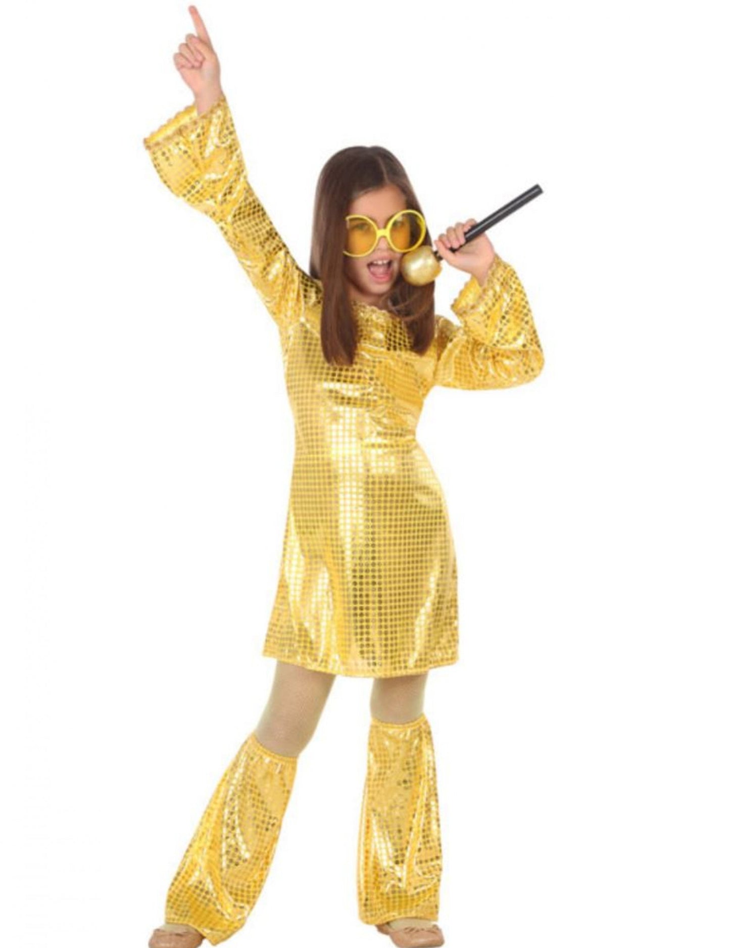 Disco Gold Girl kostim