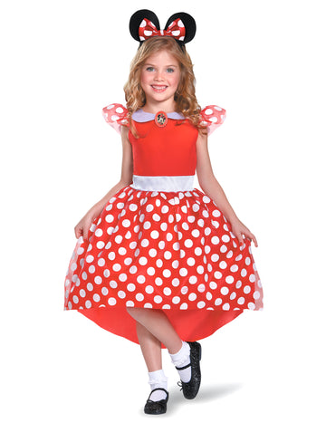 Minnie Mouse Red Classic Girl kostim