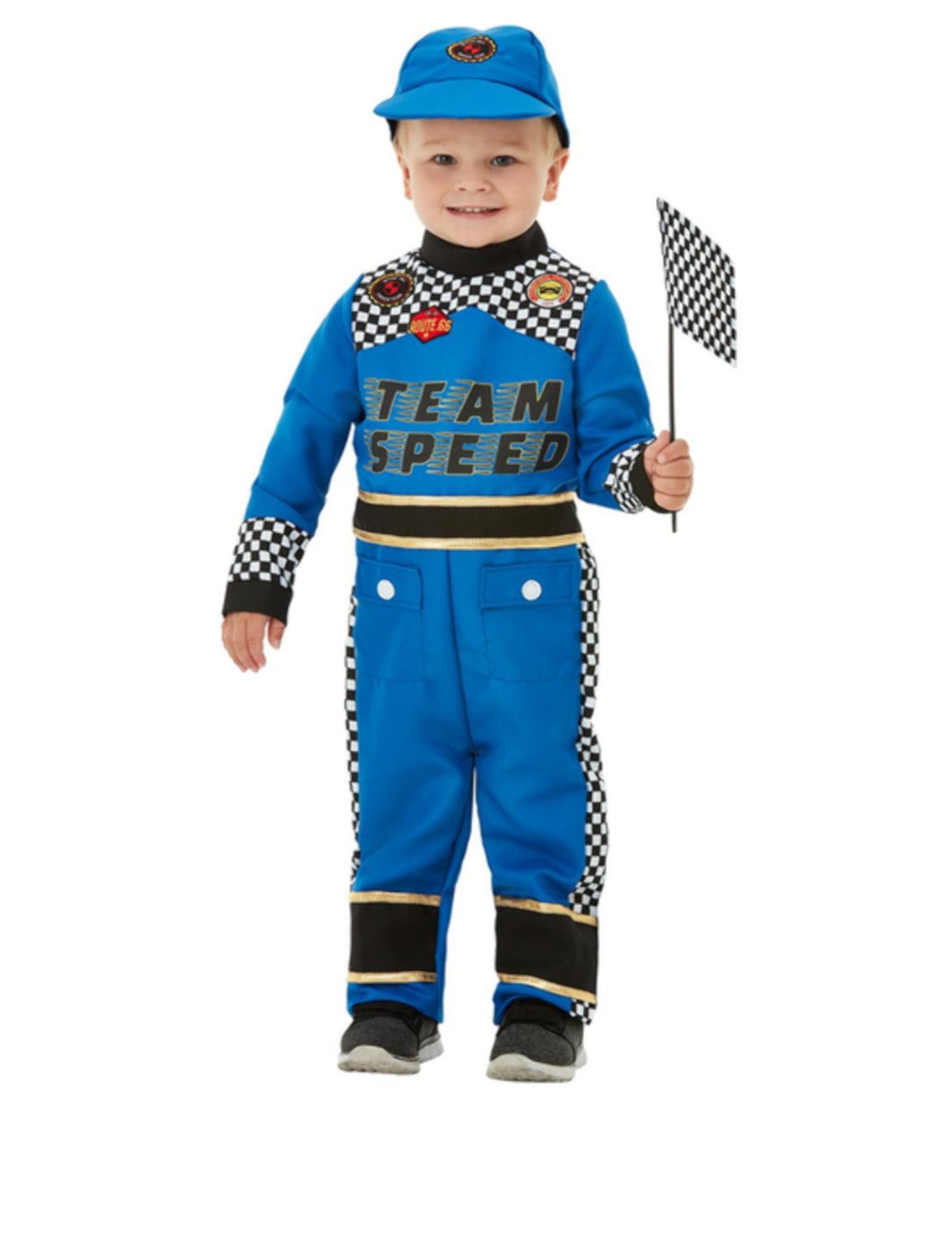 Baby Blue Racing Car Pilot kostim