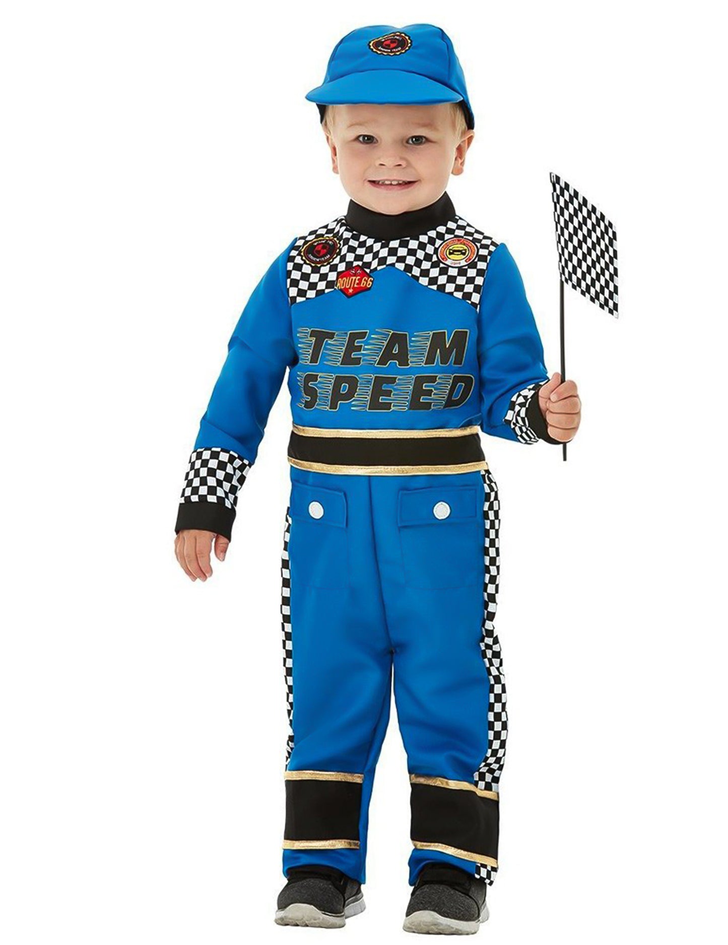 Baby Blue Racing Car Pilot kostim