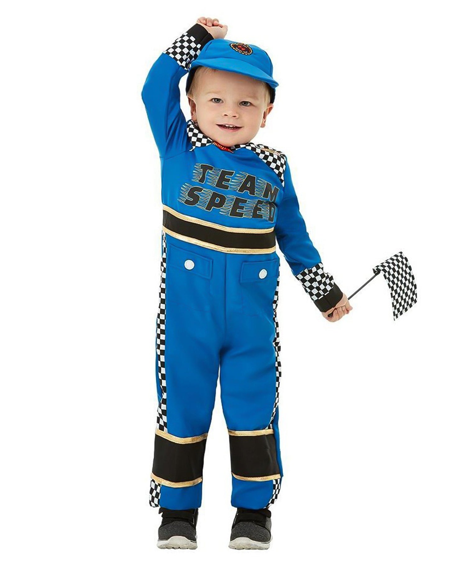 Baby Blue Racing Car Pilot kostim