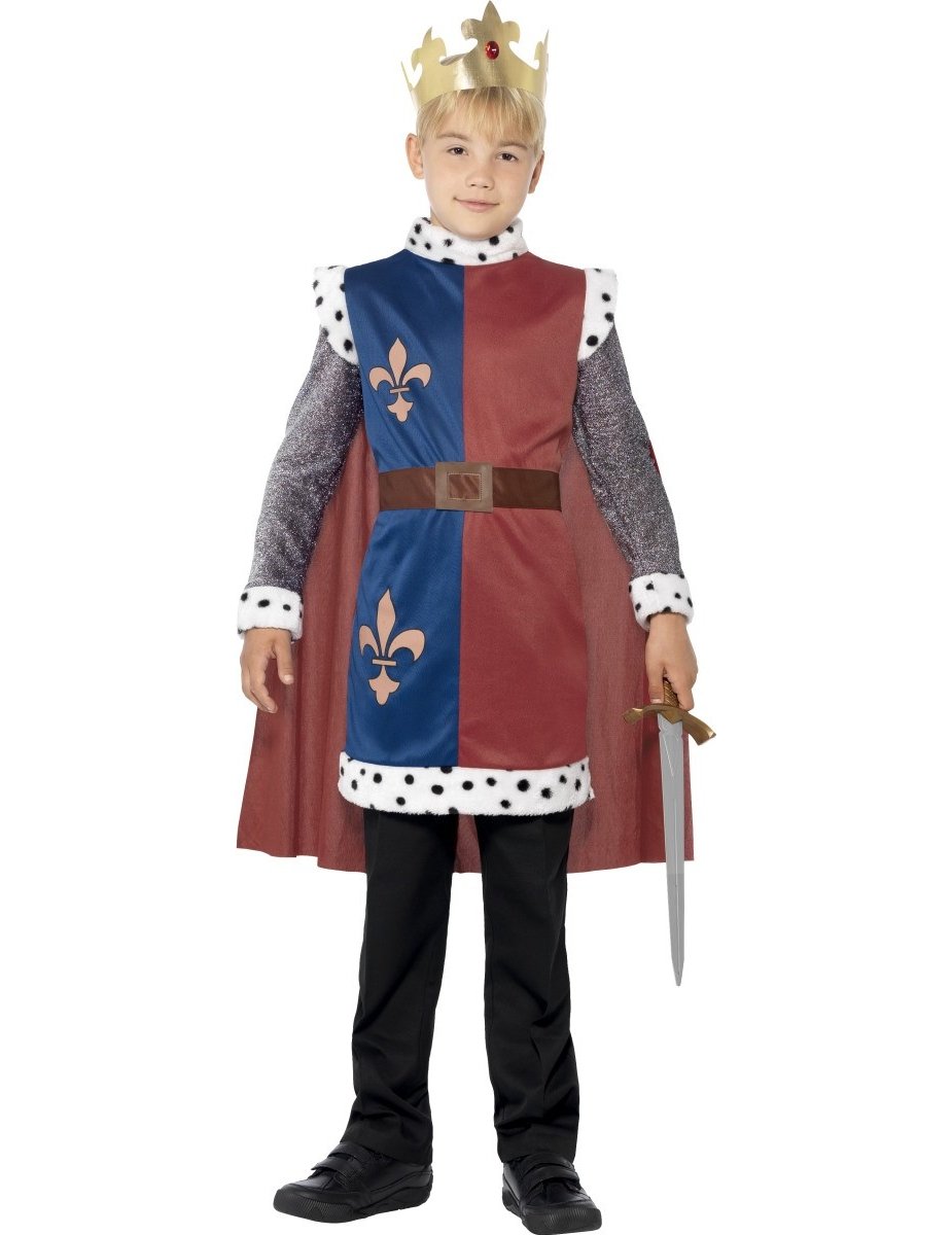 Médieval Boy King kostim