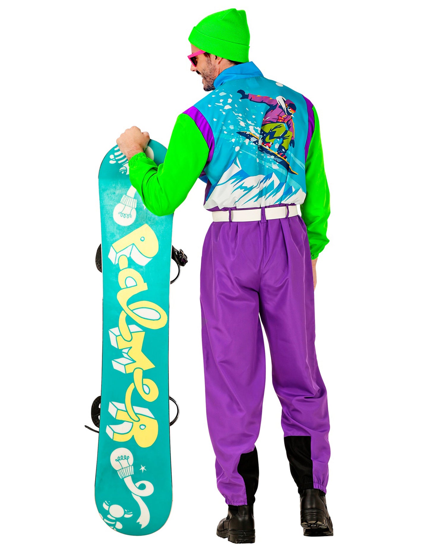 Kostim za odrasle fluorescentne snowboardera