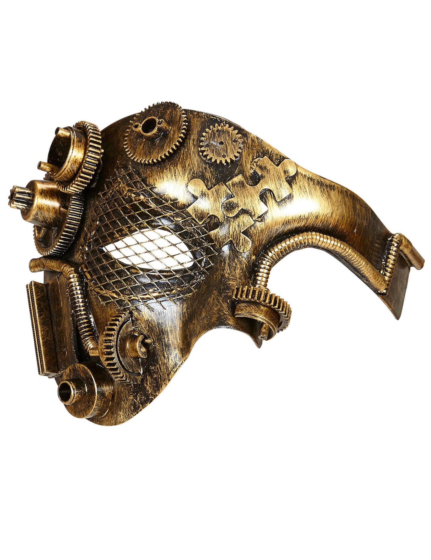 Pola zlatne maske za odrasle steampunk