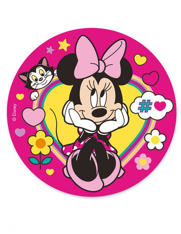 Minnie ružičasti azimski disk 20 cm