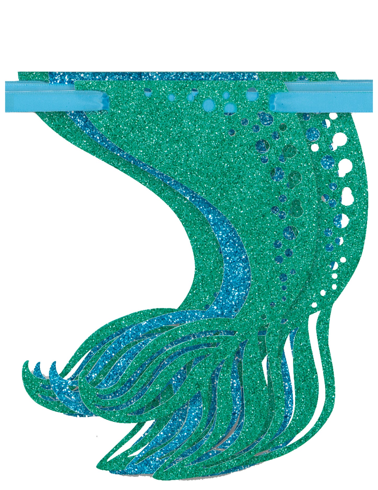 Lijepa sirena Glitter Garland 2,74 m