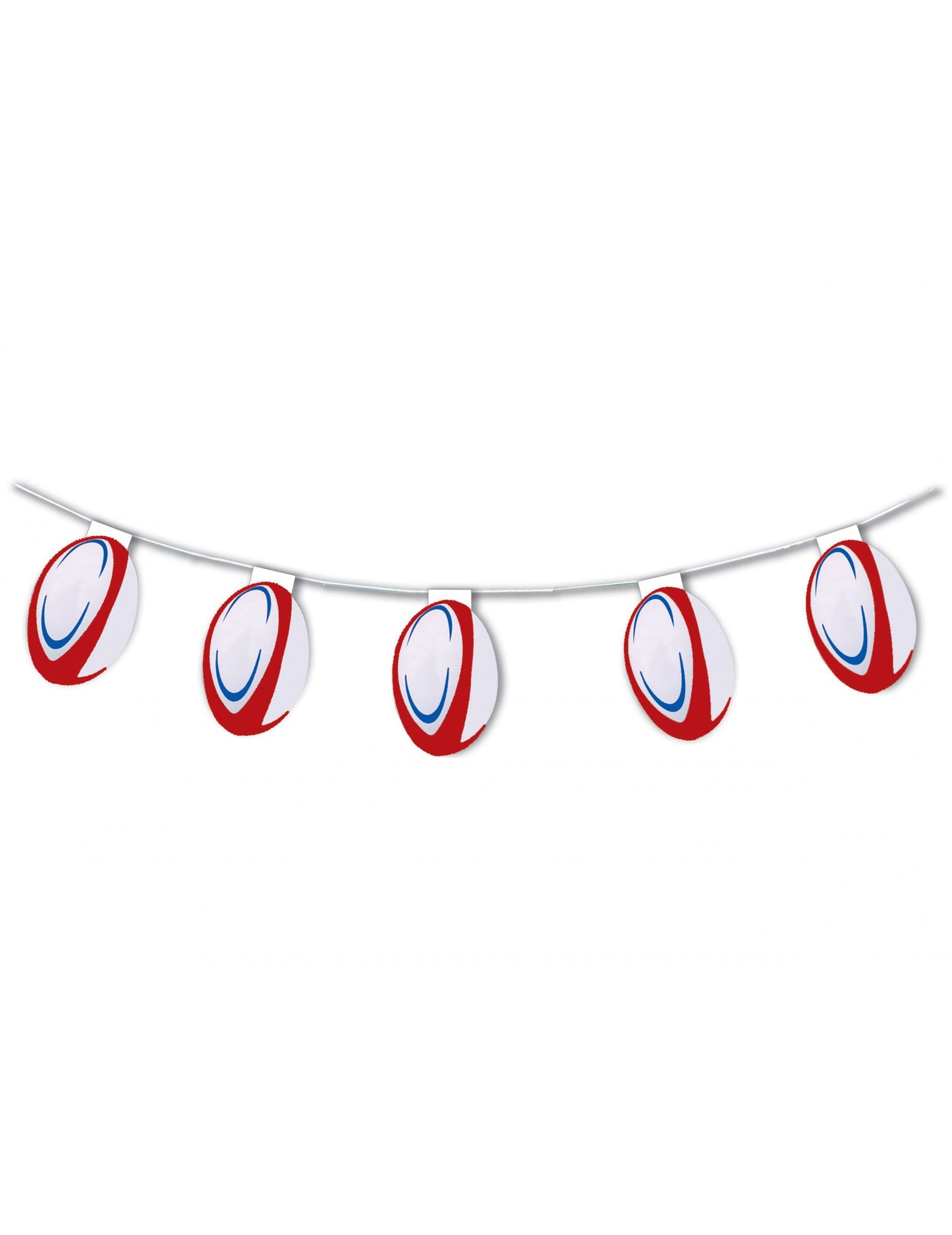 Cvjetni papir Garland Rugby kuglice 5m