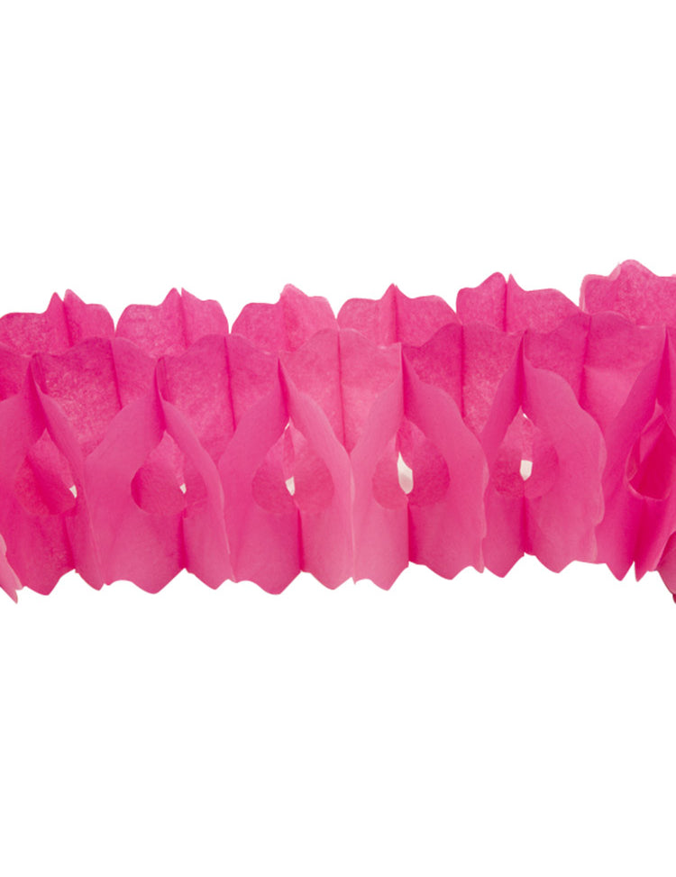 Fuchsia Paper Garland 15cm x 4m