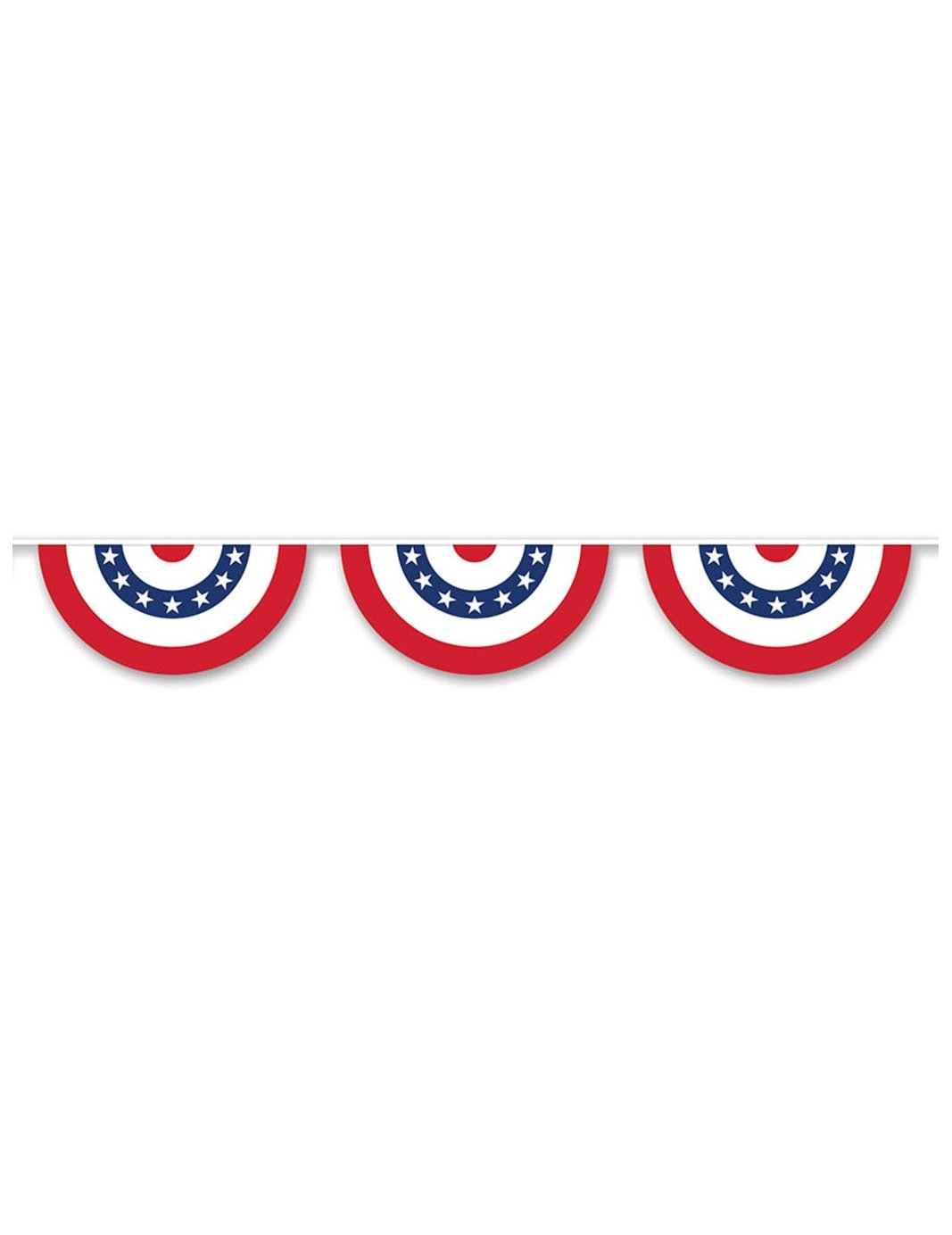 Polu -circle USA Plastic Garland 3,66 m