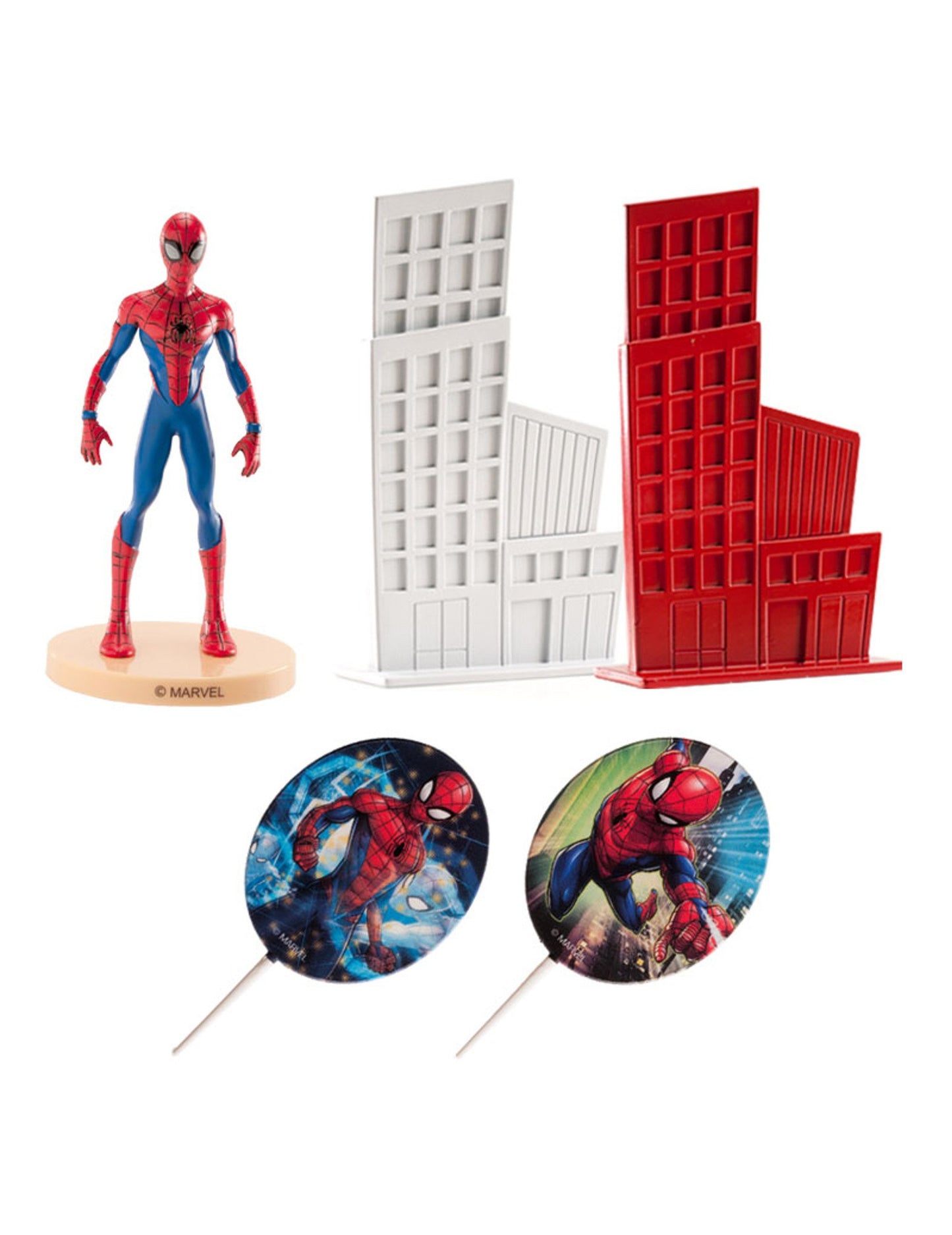 Spiderman 8 cm komplet za ukrašavanje kolača Spiderman